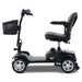 Metro Mobility M1 4-Wheel Mobility Scooter Blue Left Side View