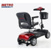 Metro Mobility M1 4-Wheel Mobility Scooter Red Back Right View