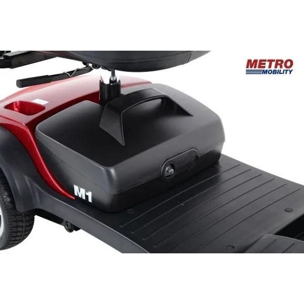 Metro Mobility M1 4-Wheel Mobility Scooter Red Battery Pack Under Seat