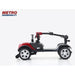 Metro Mobility M1 4-Wheel Mobility Scooter Red Folded Right View