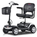 Metro Mobility M1 4-Wheel Mobility Scooter Silver Left Side View
