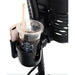 Metro Mobility Max Sport Portable 4-Wheel Mobility Scooter cup and phone holder