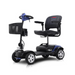 Metro Mobility Max Sport Portable 4-Wheel Mobility Scooter Blue Front Left View