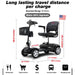 Metro Mobility Max Sport Portable 4-Wheel Mobility Scooter with extra 40% legroom