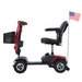 Metro Mobility Patriot Scooter Red Color Side View