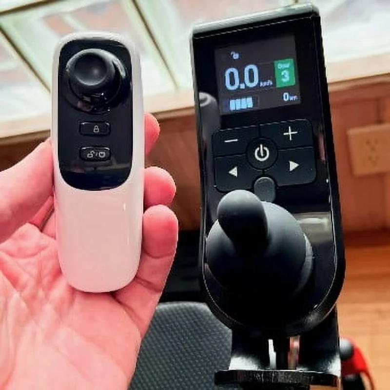Electra 7 HD Power Wheelchair, remote controller, joystick