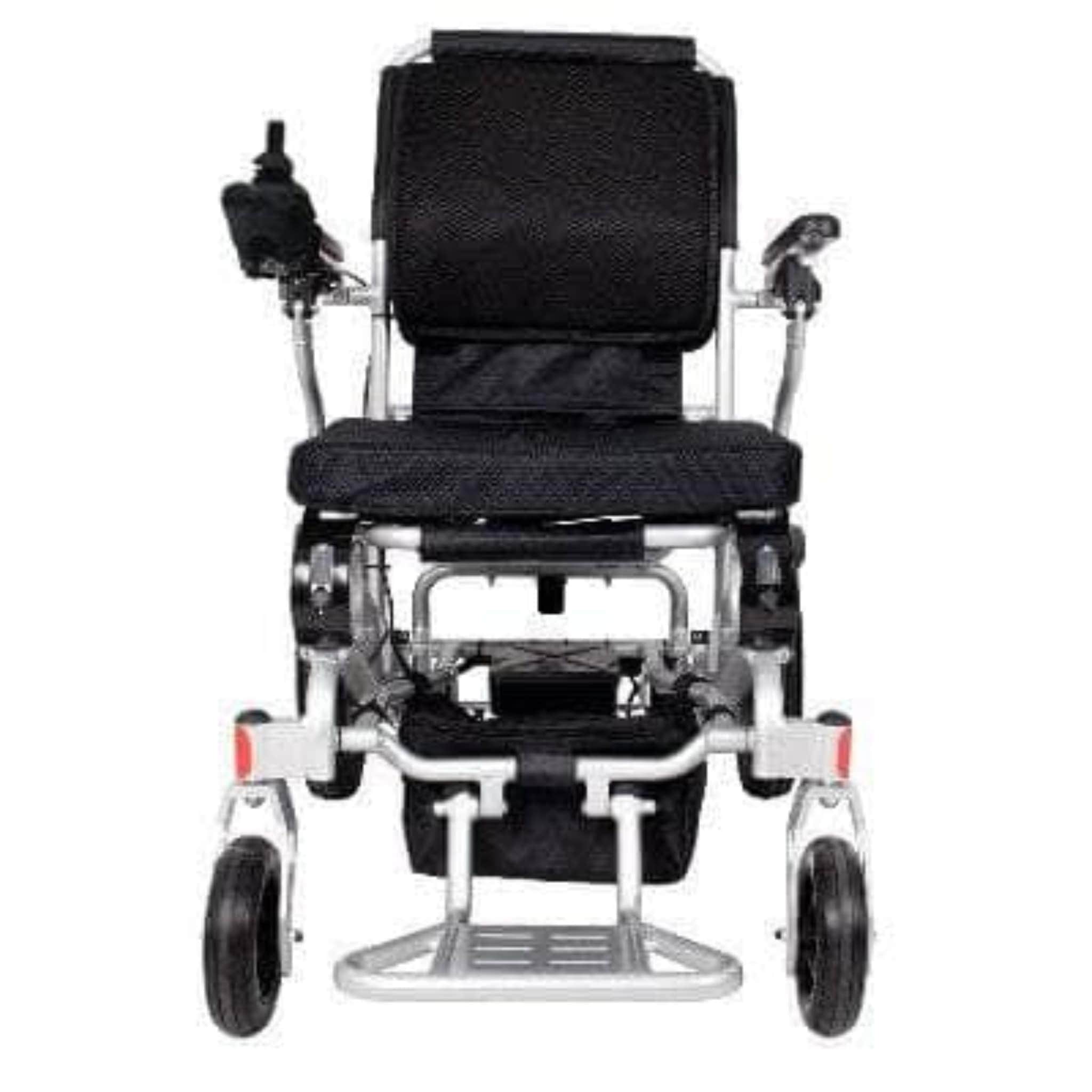 Electra 7 HD Power Wheelchair in silver, front view