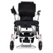 Electra 7 HD Power Wheelchair in silver, front view