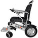 Electra 7 HD Power Wheelchair in silver, left sideview