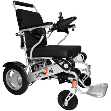 Electra 7 HD Power Wheelchair in silver, right sideview