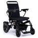Tech 4 Remote Control Power Wheelchair in black, front right view