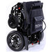 Tech 4 Remote Control Power Wheelchair in black, folded 