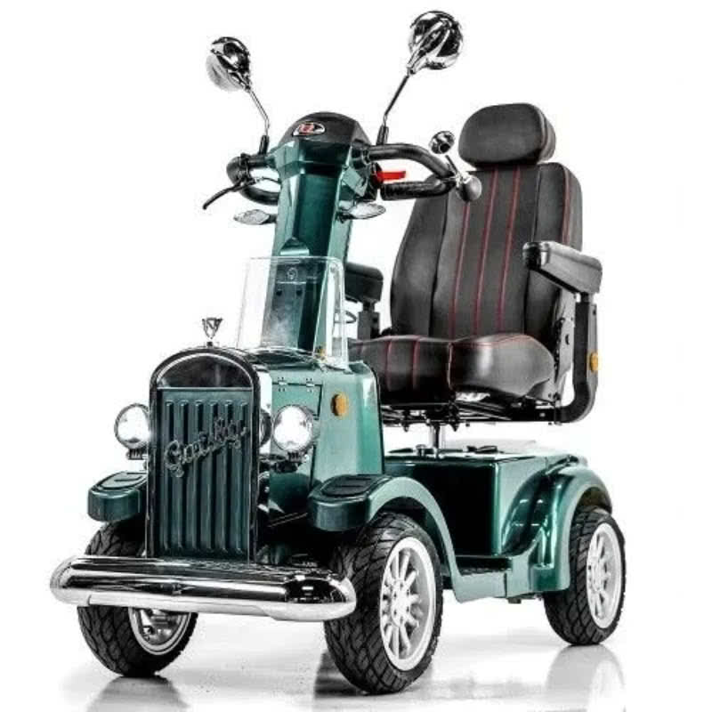 Gatsby X Vintage Mobility Scooter in green, front left view