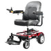 Merits EZ GO Electric Power Wheelchair P321 Wheelchairs Merits Health Red