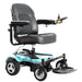 Merits EZ GO Electric Power Wheelchair P321 Wheelchairs Merits Health Turquoise