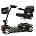 Merits Health Roadster S4 Mobility Scooter 4-Wheel S741RS4 Mobility Scooters Merits Health Red